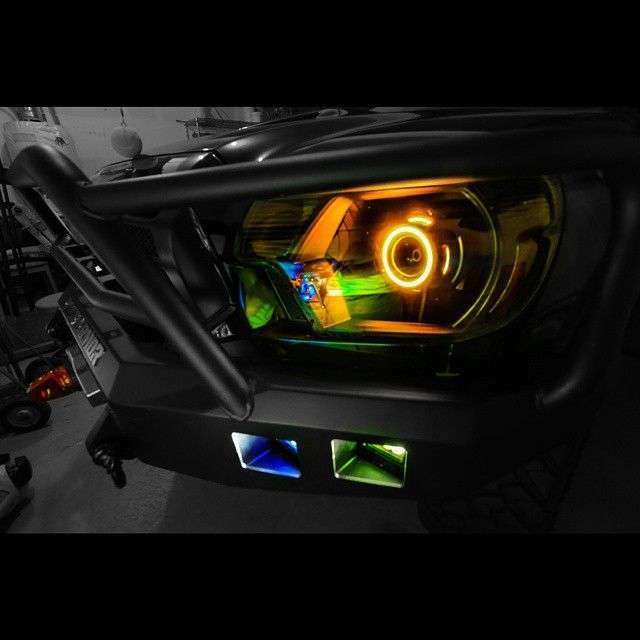 Stealth Front Winch Bumper Lonestar Guard - Texture Black 2012-2015 Toyota Tacoma