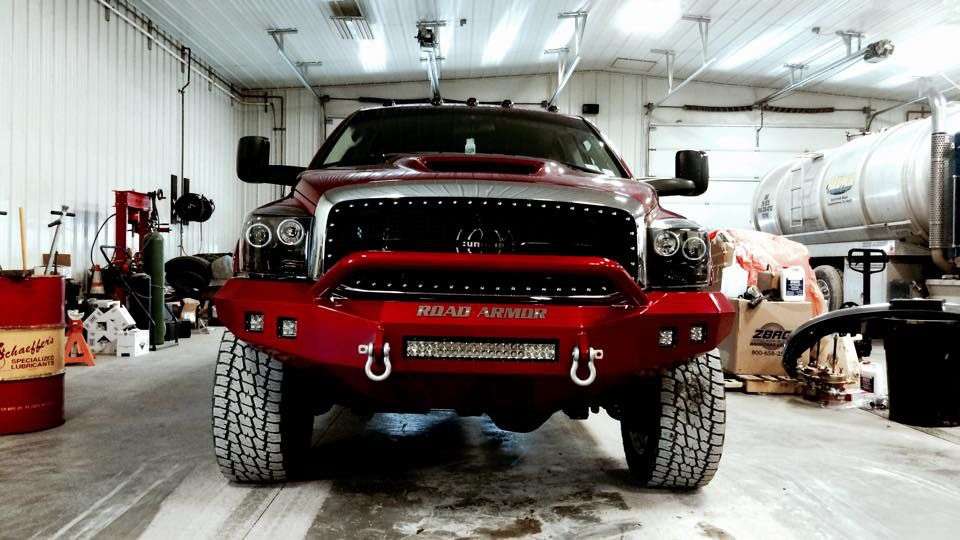 Stealth Front Non-Winch Bumper Pre-Runner Guard - Texture Black 2006-2009 RAM 2500 3500