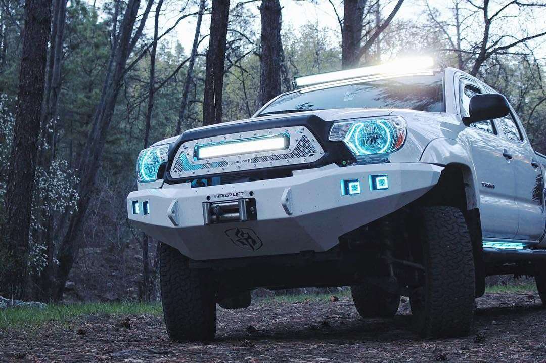 Stealth Front Winch Bumper - Texture Black 2012-2015 Toyota Tacoma