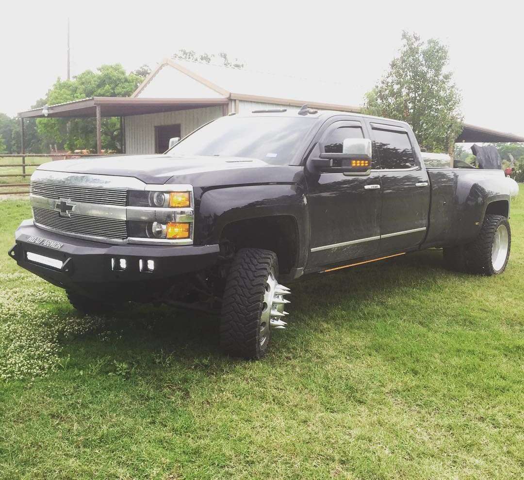 Stealth Front Non-Winch Bumper - Texture Black 2015-2019 Chevrolet 2500 3500