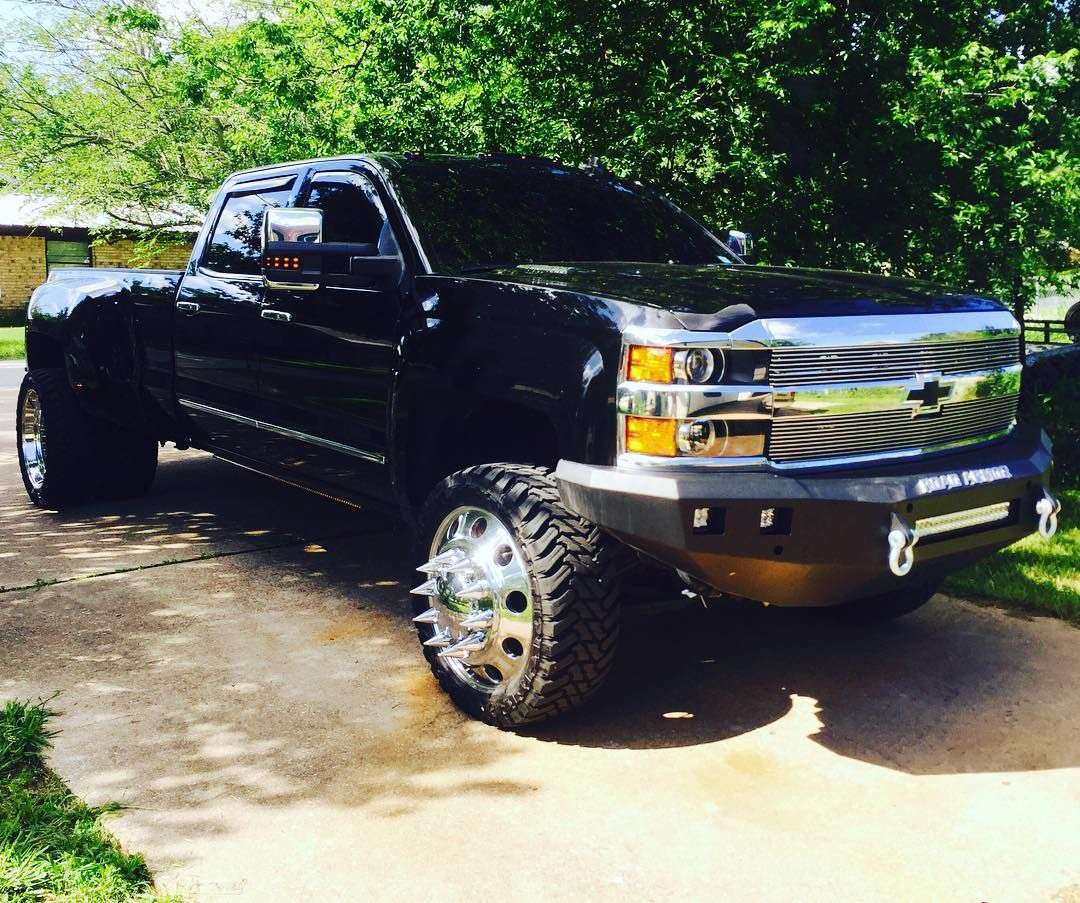Stealth Front Non-Winch Bumper - Texture Black 2015-2019 Chevrolet 2500 3500