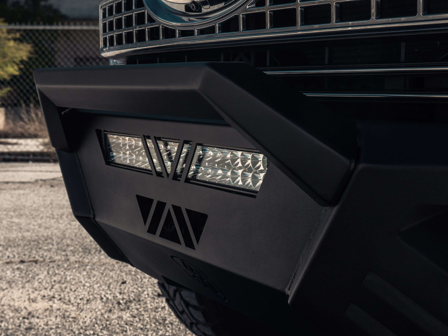 Spartan Front Bumper Bolt on Accessory Sheet Metal Pre-Runner Guard - Texture Black 2017-2022 Ford F-250 F-350 F-450