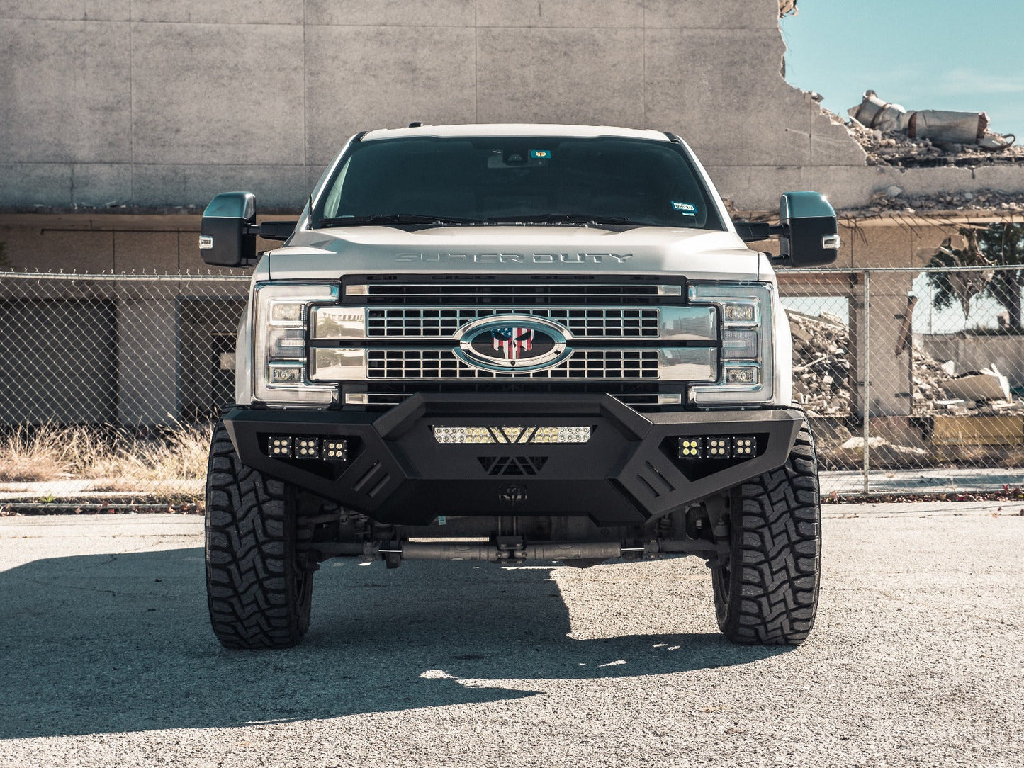 Spartan Front Bumper - Texture Black 2017-2022 Ford F-250 F-350 F-450