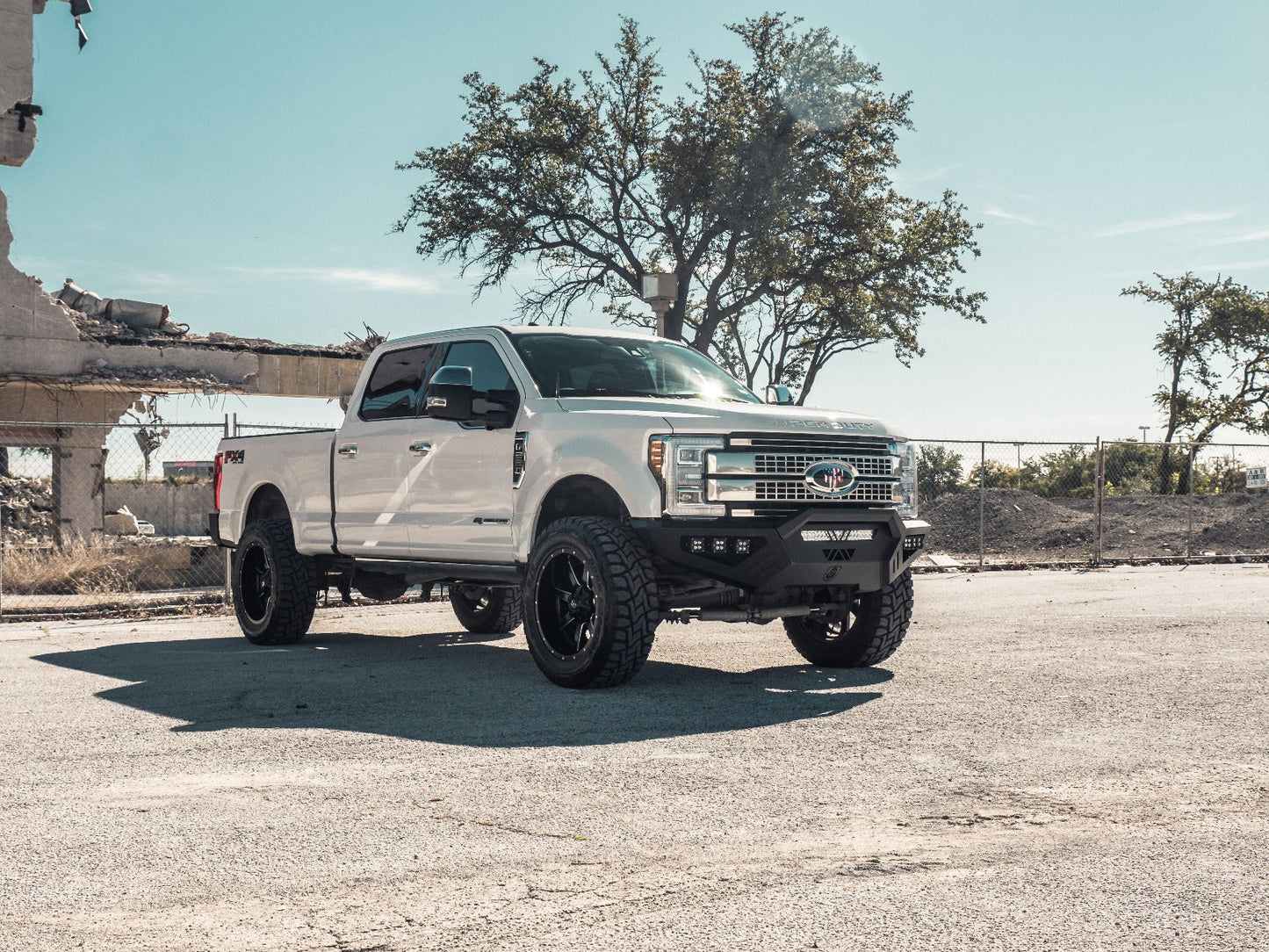 Spartan Front Bumper - Texture Black 2017-2022 Ford F-250 F-350 F-450