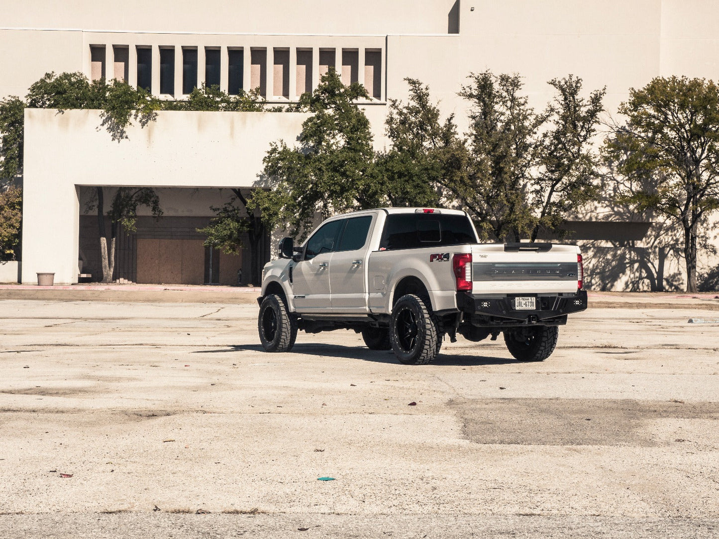 Spartan Rear Bumper - Texture Black 2017-2022 Ford F-250 F-350 F-450