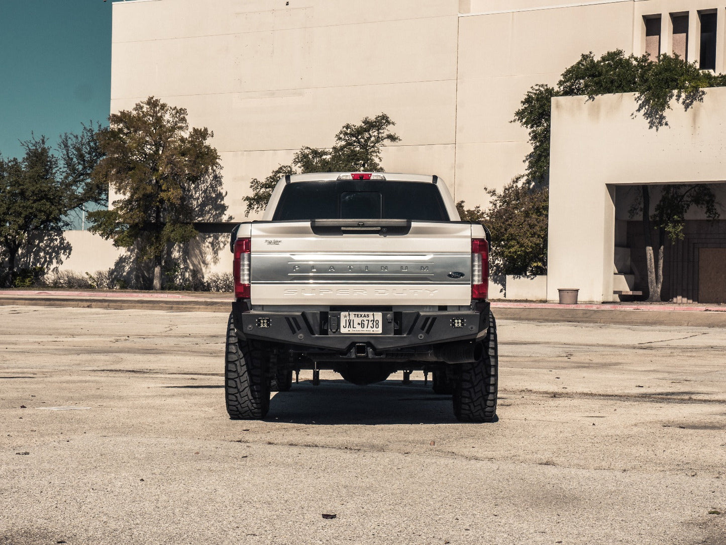 Spartan Rear Bumper - Texture Black 2017-2022 Ford F-250 F-350 F-450