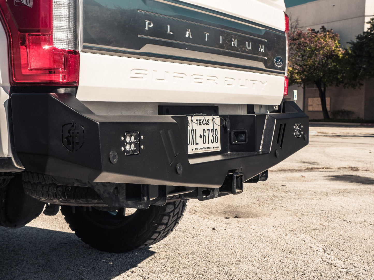 Spartan Rear Bumper - Texture Black 2017-2022 Ford F-250 F-350 F-450