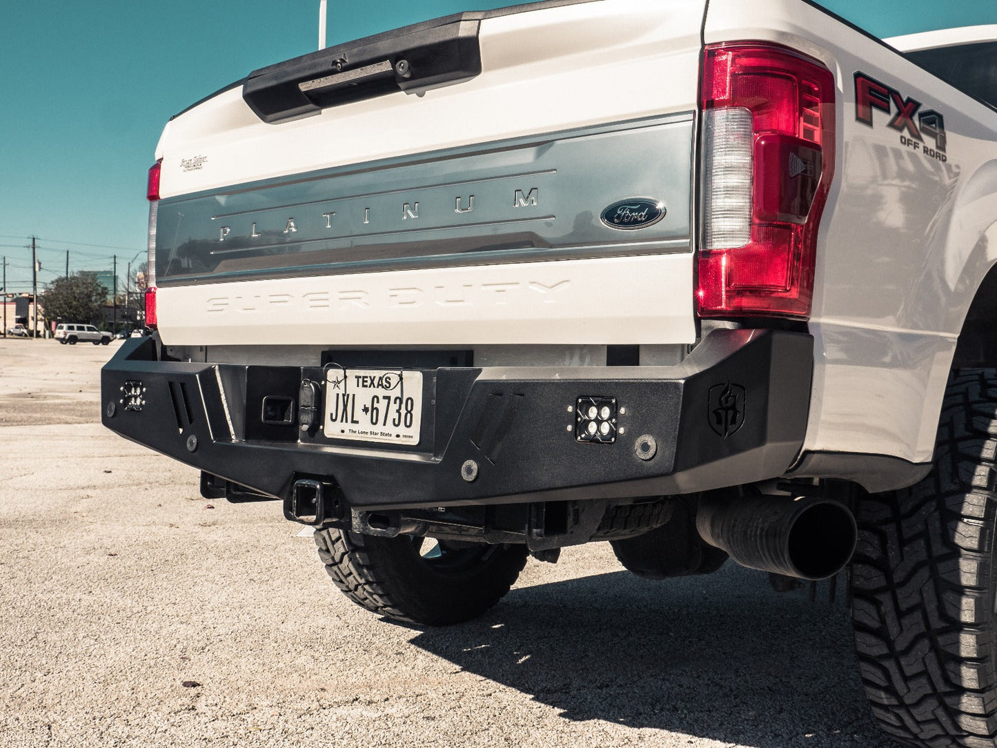Spartan Rear Bumper - Texture Black 2017-2022 Ford F-250 F-350 F-450