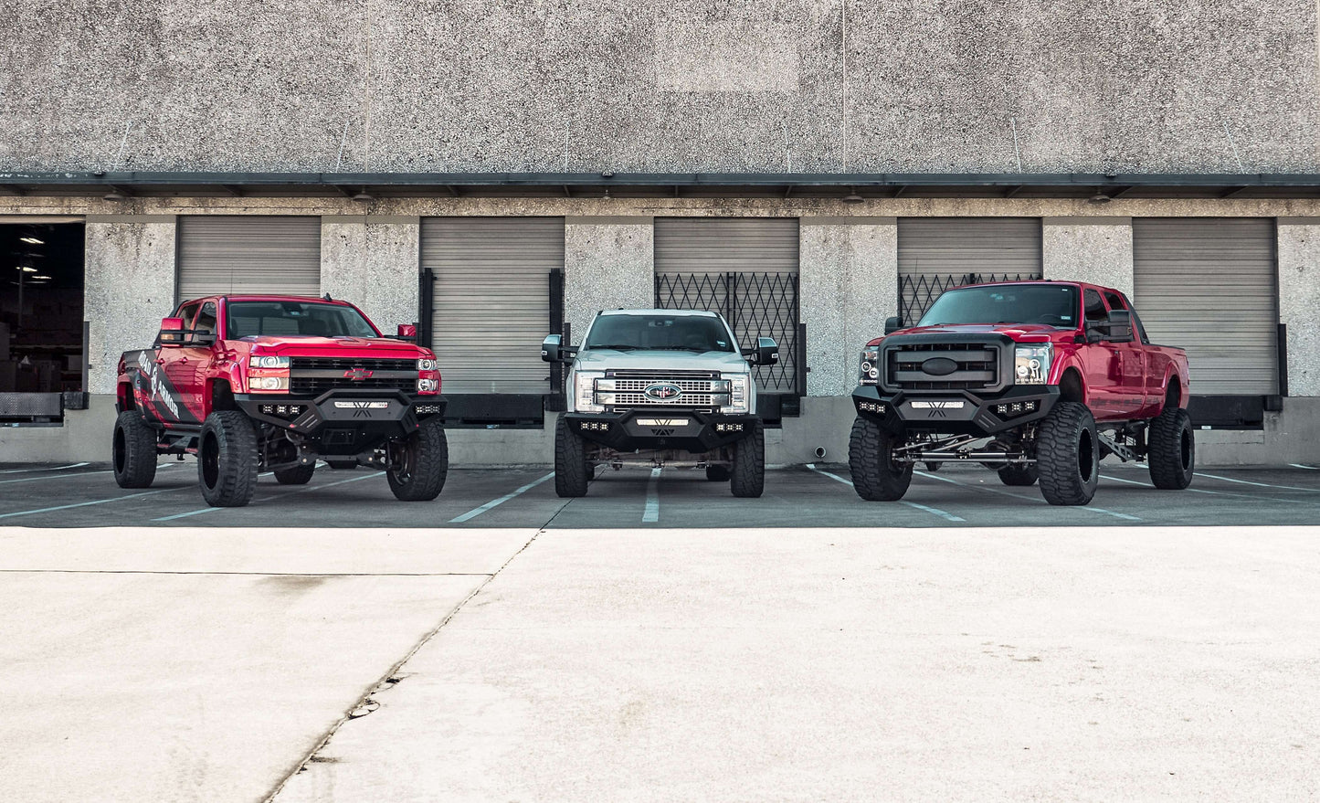 Spartan Front Bumper Bolt on Accessory Sheet Metal Pre-Runner Guard - Texture Black 2011-2016 Ford F-250 F-350 F-450