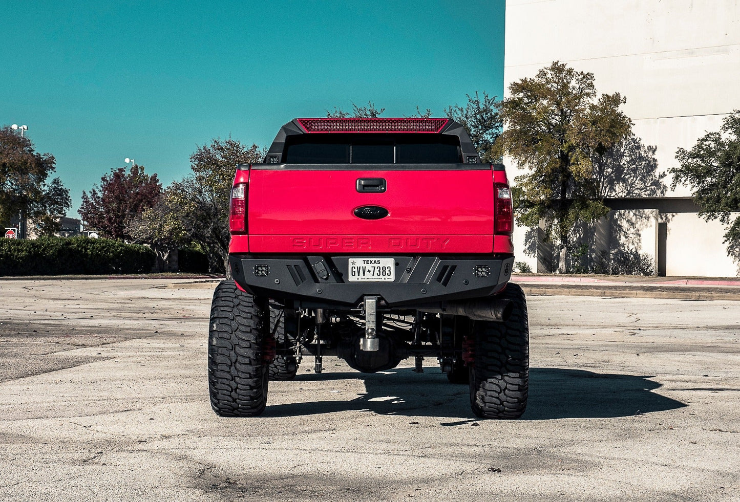 Spartan Rear Bumper - Texture Black 2011-2016 Ford F-250 F-350 F-450