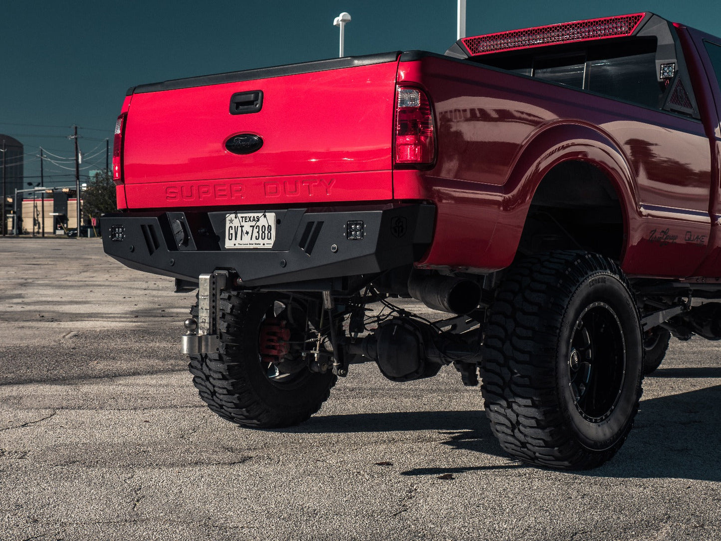 Spartan Rear Bumper - Texture Black 2011-2016 Ford F-250 F-350 F-450