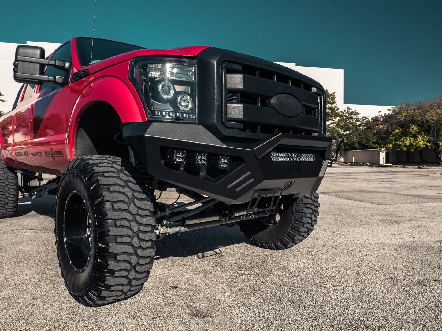 Spartan Front Bumper - Texture Black 2011-2016 Ford F-250 F-350 F-450