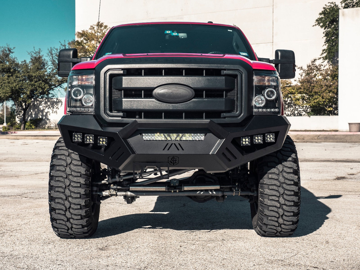 Spartan Front Bumper - Texture Black 2011-2016 Ford F-250 F-350 F-450