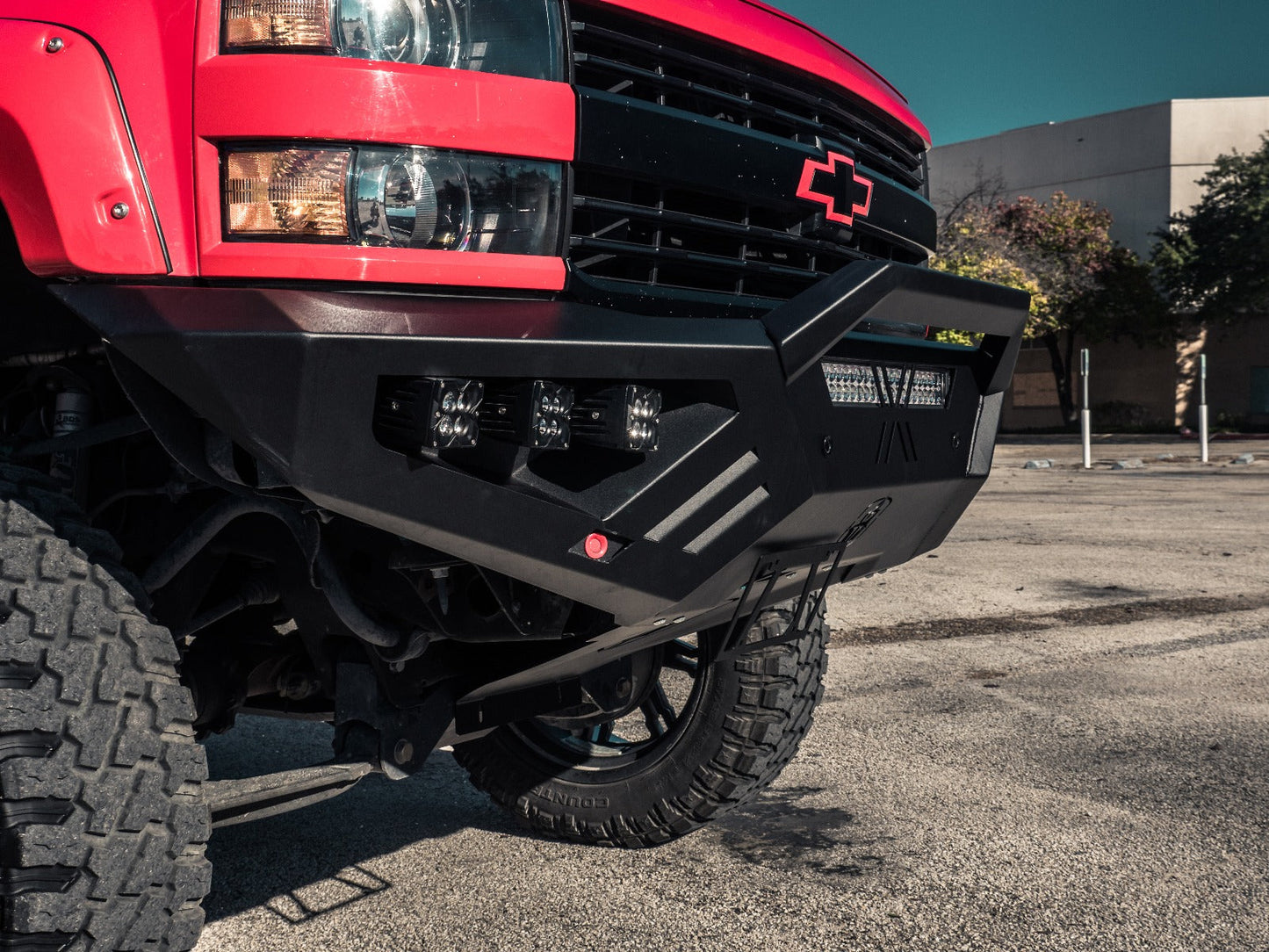 Spartan Front Bumper - Texture Black 2015-2019 Chevrolet 2500 3500