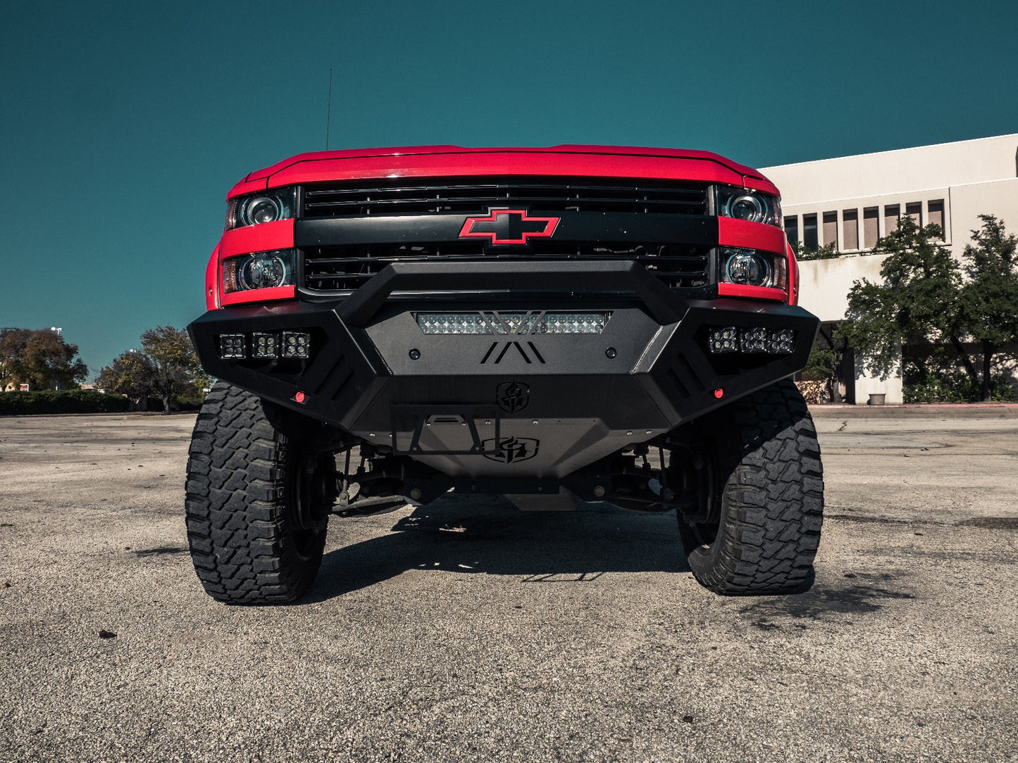 Spartan Front Bumper - Texture Black 2015-2019 Chevrolet 2500 3500