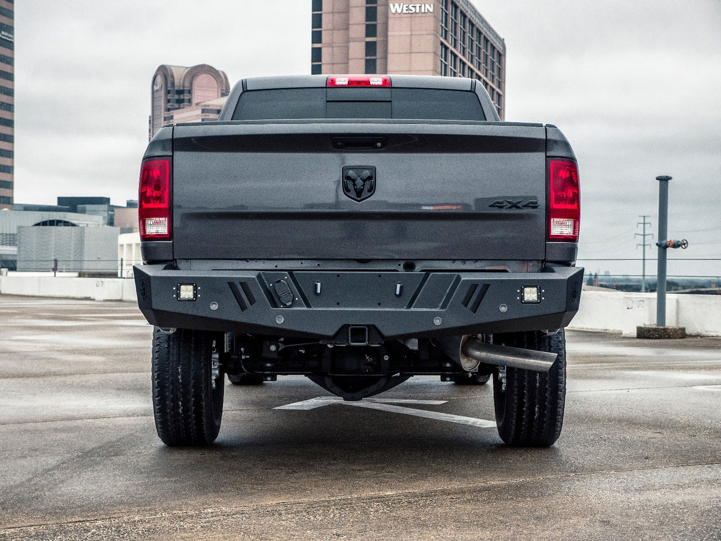 Spartan Rear Bumper - Texture Black 2010-2018 RAM 2500 3500 4500