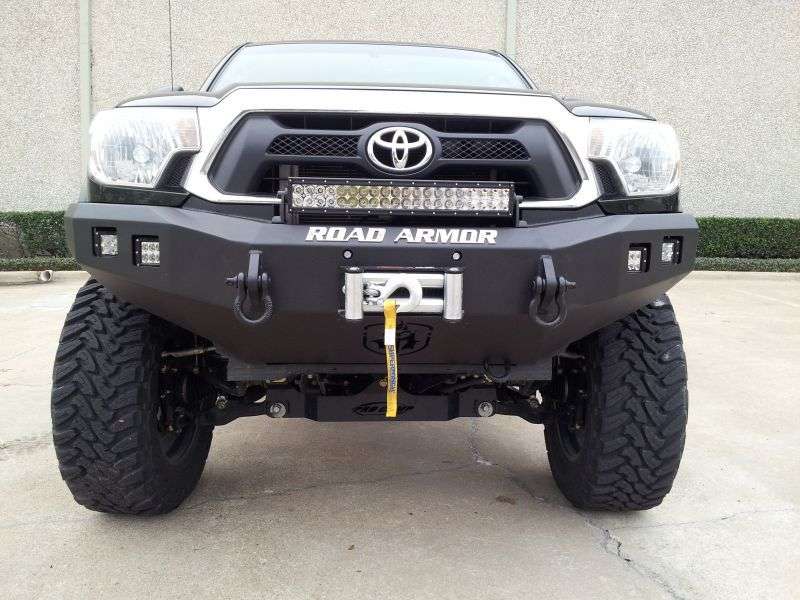 Stealth Front Winch Bumper - Texture Black 2012-2015 Toyota Tacoma