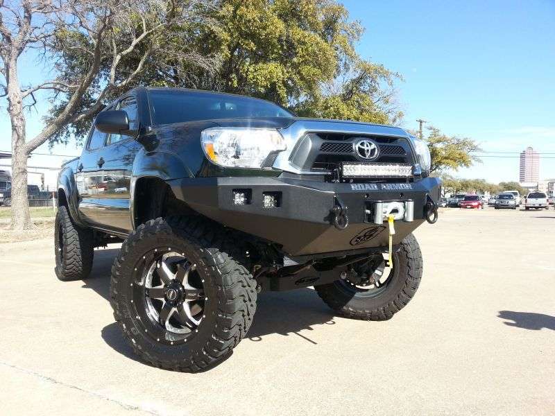 Stealth Front Winch Bumper - Texture Black 2012-2015 Toyota Tacoma