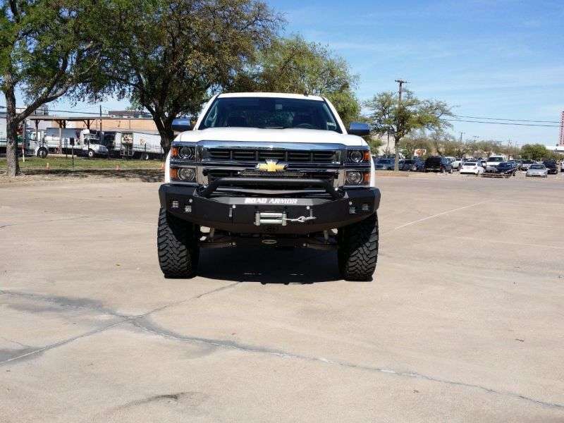 Stealth Front Winch Bumper Pre-Runner Guard - Texture Black 2014-2015 Chevrolet 1500