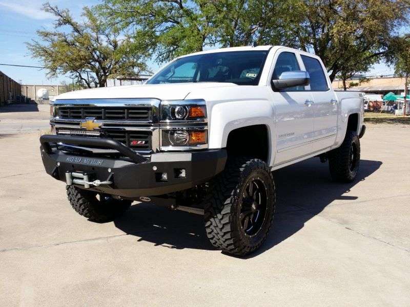 Stealth Front Winch Bumper Pre-Runner Guard - Texture Black 2014-2015 Chevrolet 1500