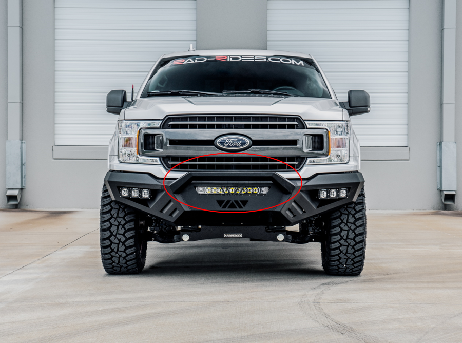 Spartan Front Bumper Bolt on Accessory Sheet Metal Pre-Runner Guard - Texture Black 2018-2020 Ford F-150