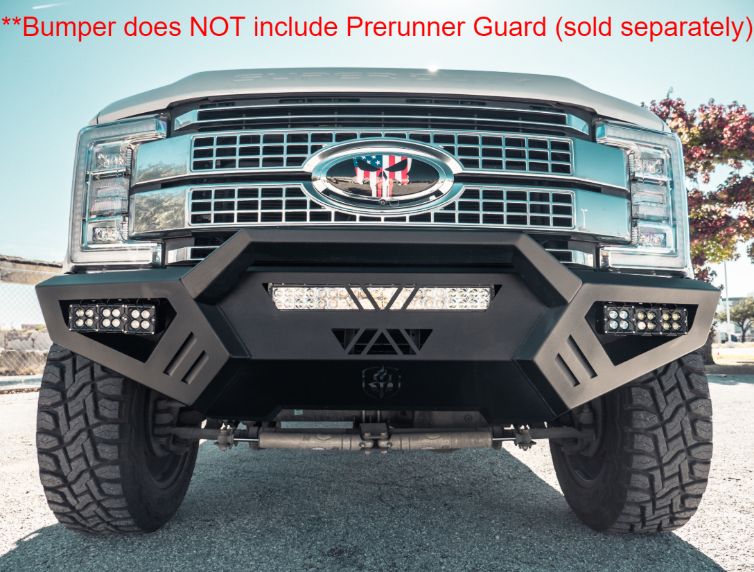 Spartan Front Bumper - Texture Black 2017-2022 Ford F-250 F-350 F-450