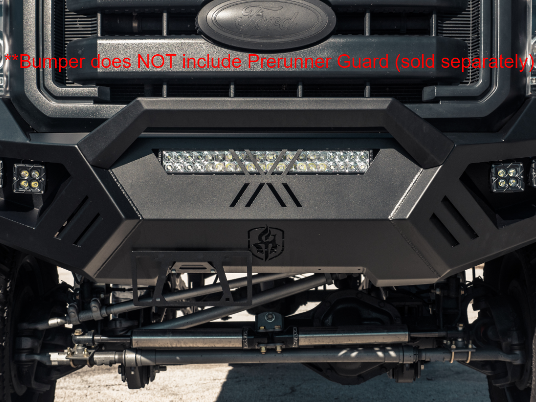 Spartan Front Bumper - Texture Black 2011-2016 Ford F-250 F-350 F-450