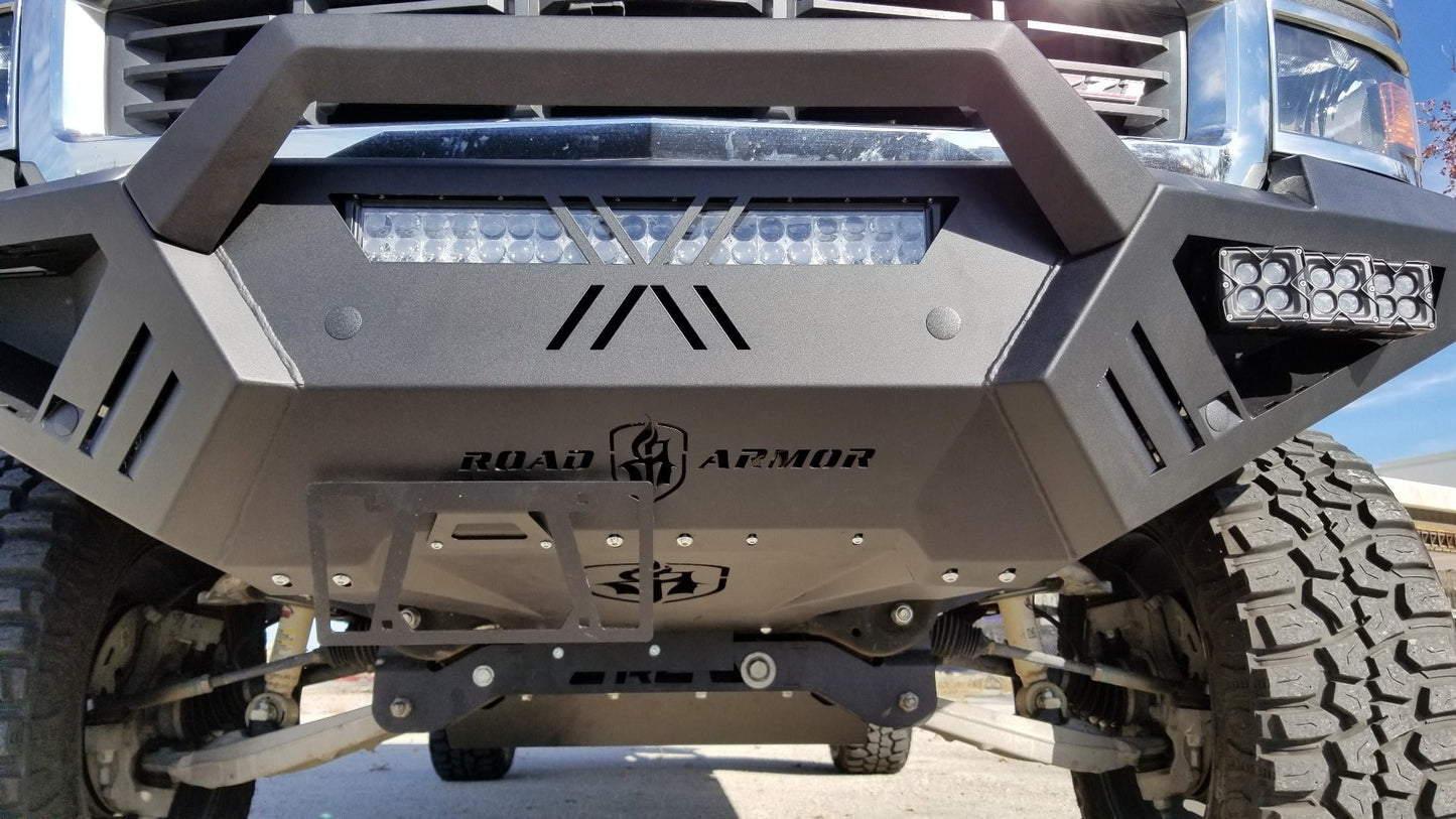 Spartan Front Bumper Bolt on Accessory Sheet Metal Pre-Runner Guard - Texture Black 2014-2015 Chevrolet 1500