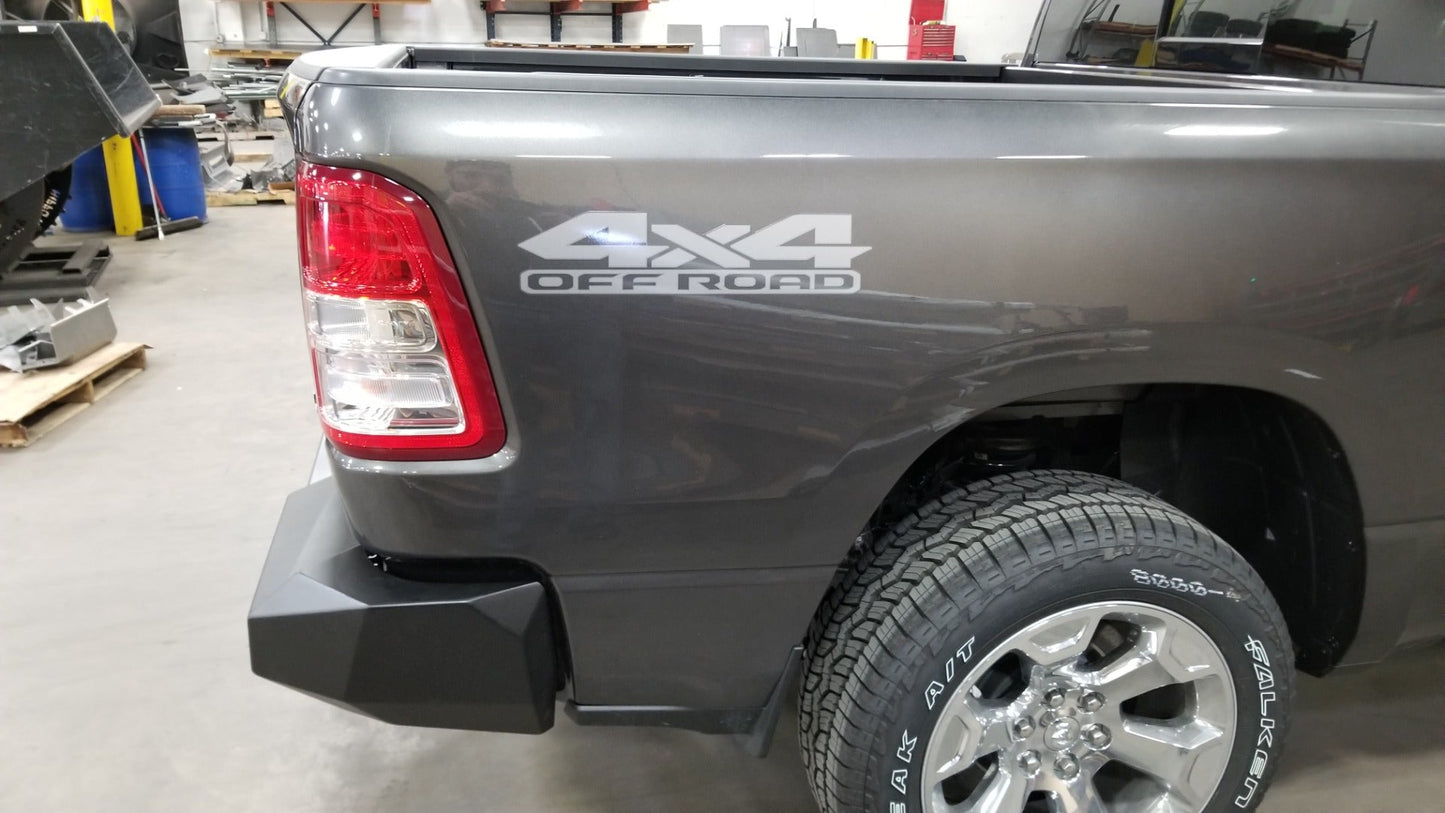 Spartan Rear Bumper - Texture Black 2019-2024 RAM 1500 TRX Rebel