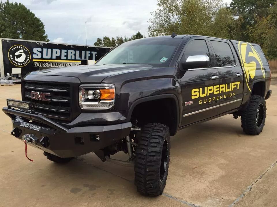 Stealth Front Winch Bumper Pre-Runner Guard - Texture Black 2014-2015 GMC 1500