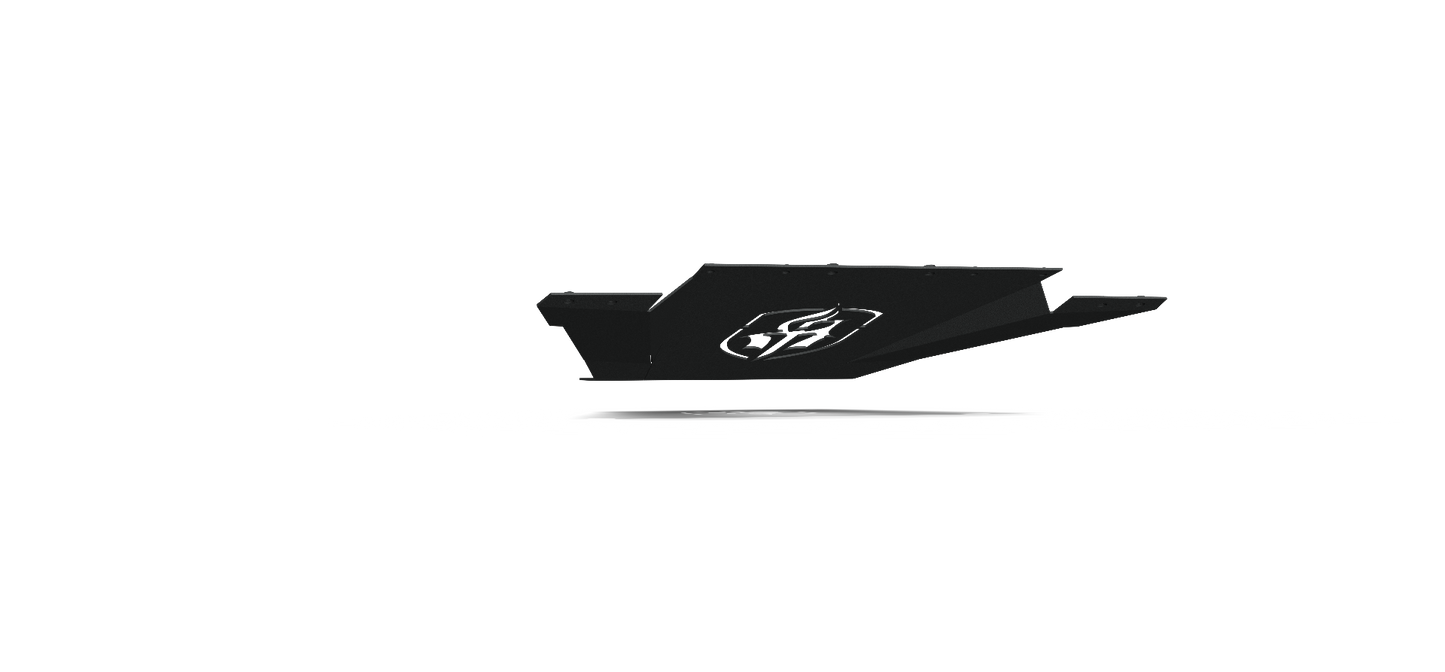 Spartan Front Bumper Bolt on Accessory Skid Plate - Texture Black 2015-2019 GMC 2500 3500