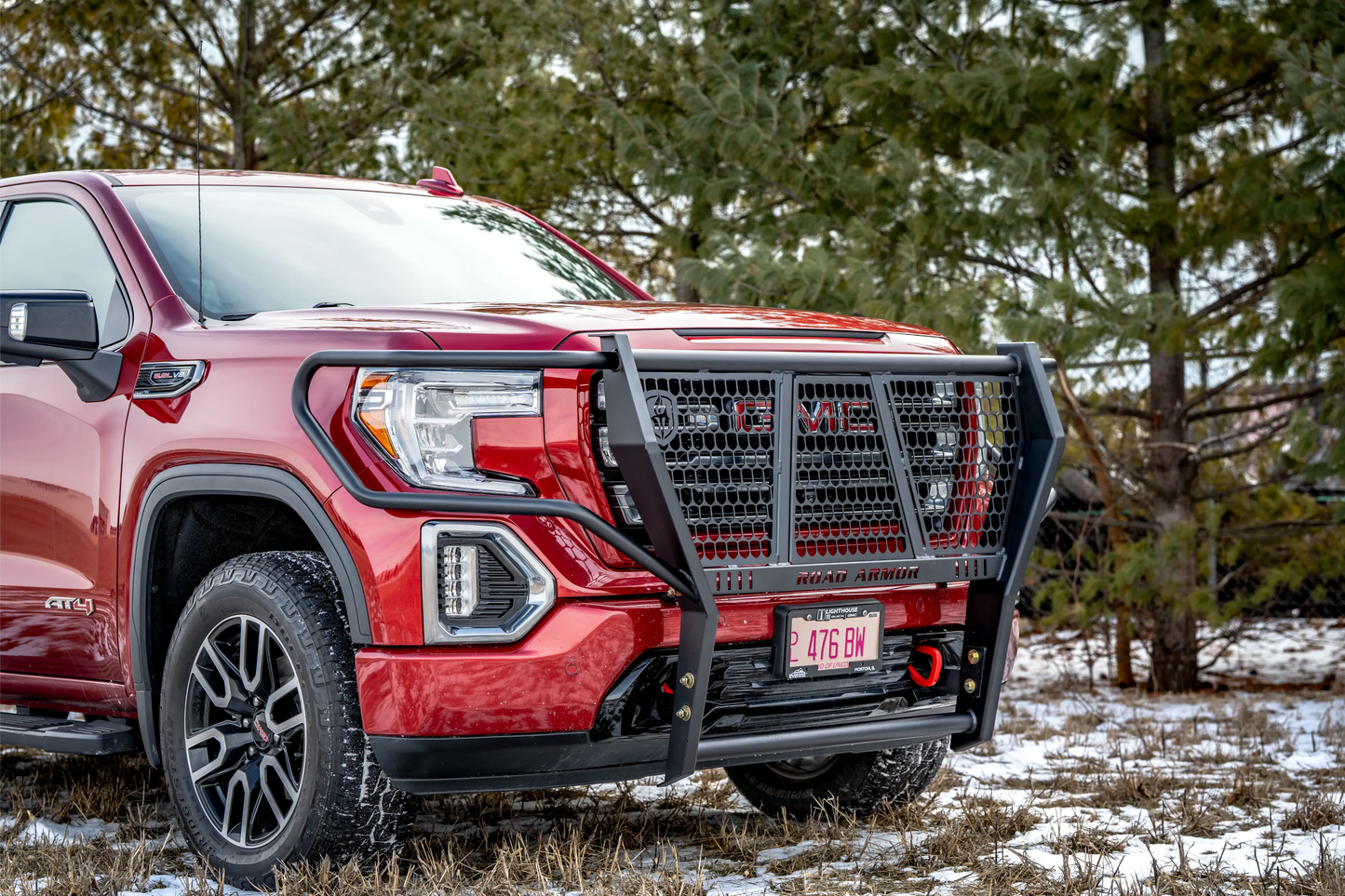 Vaquero Front Grille Guard - Texture Black - 2019-2021 - GMC 1500