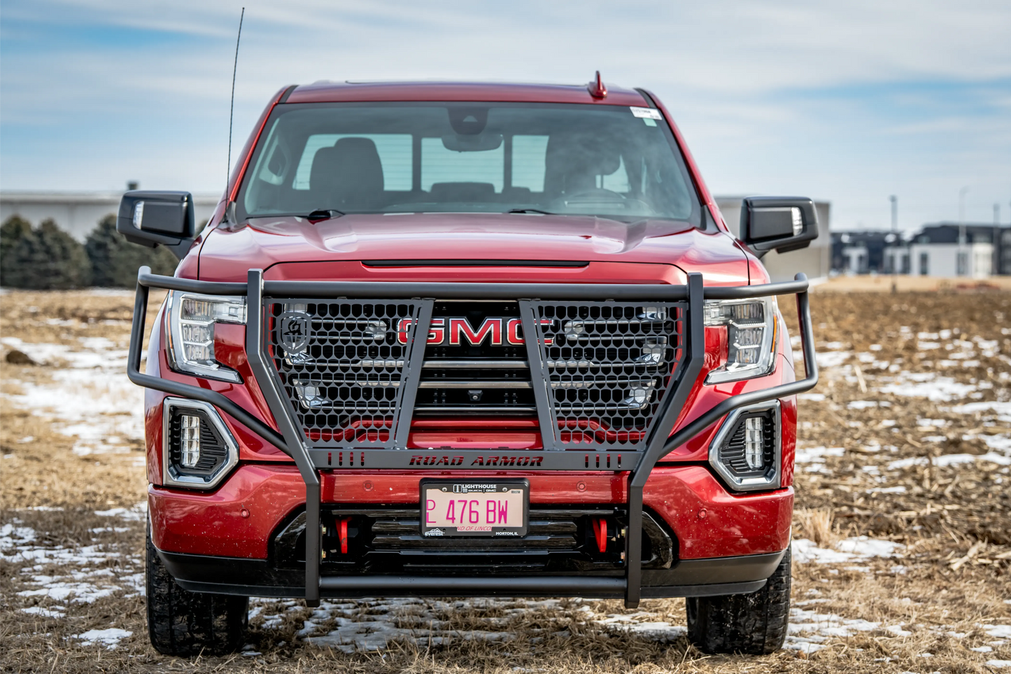 Vaquero Front Grille Guard - Texture Black - 2019-2021 - GMC 1500