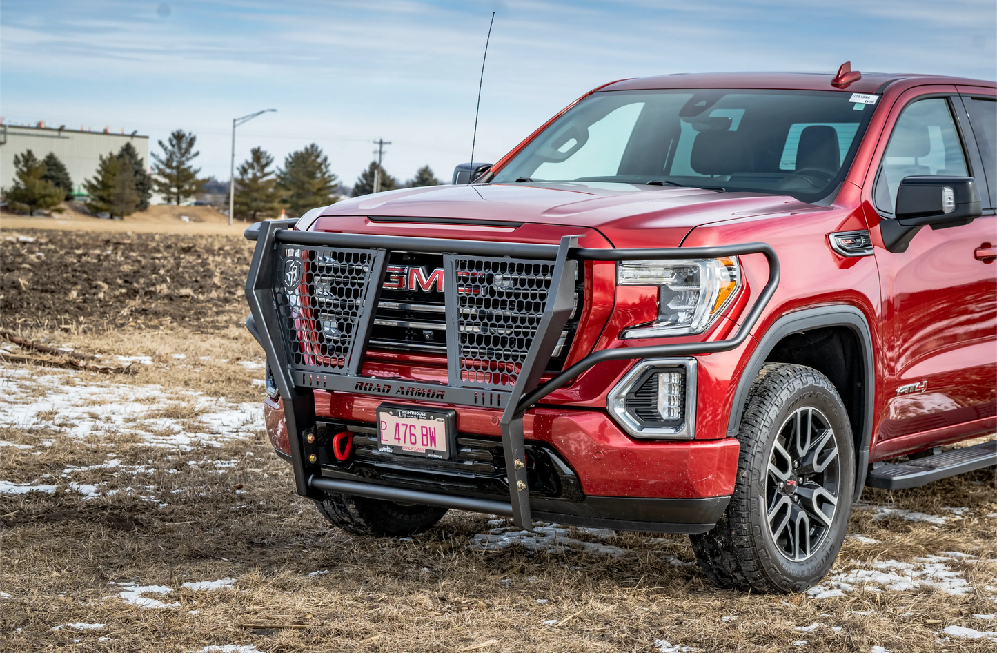 Vaquero Front Grille Guard - Texture Black - 2019-2021 - GMC 1500