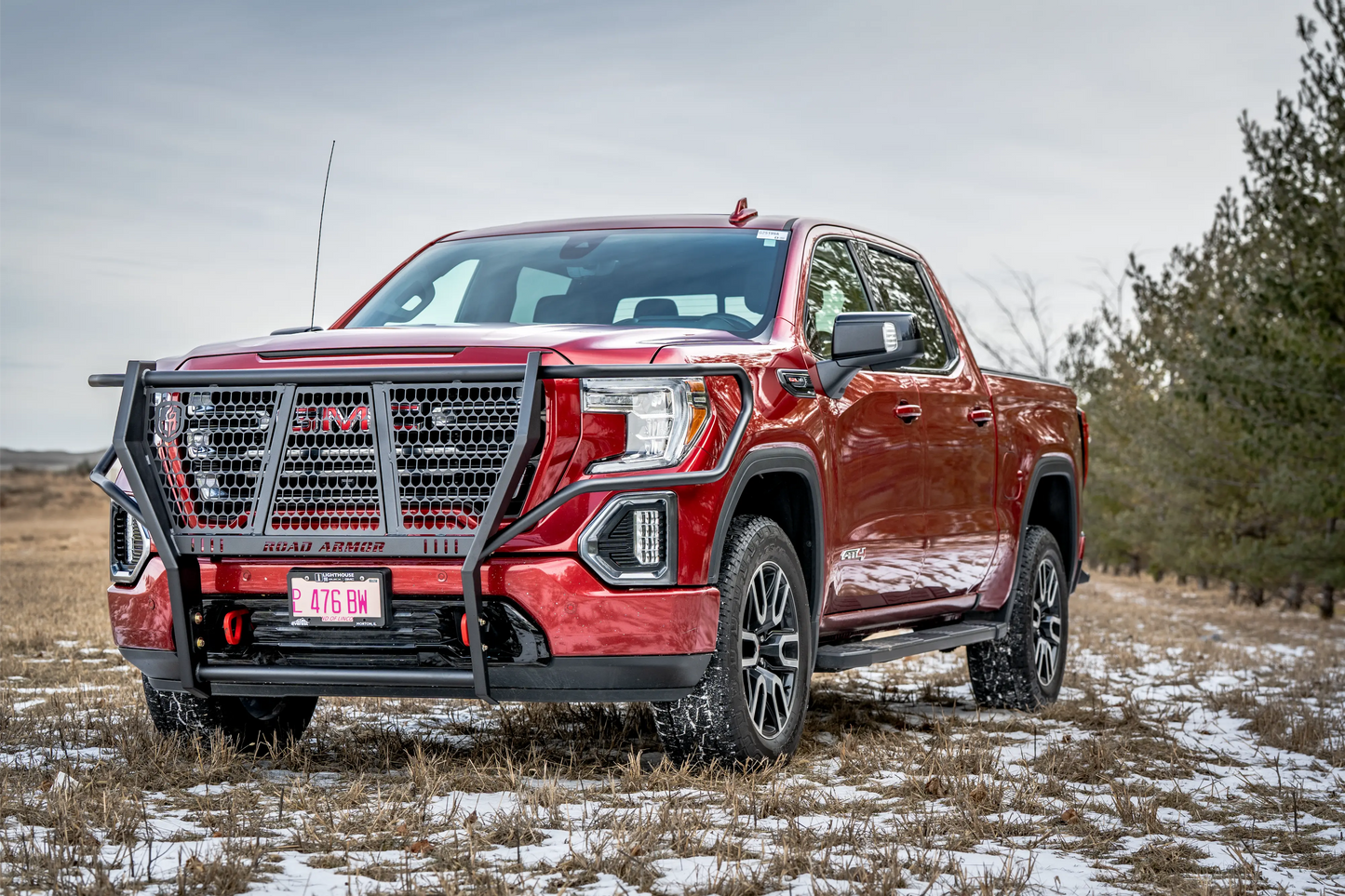 Vaquero Front Grille Guard - Texture Black - 2019-2021 - GMC 1500
