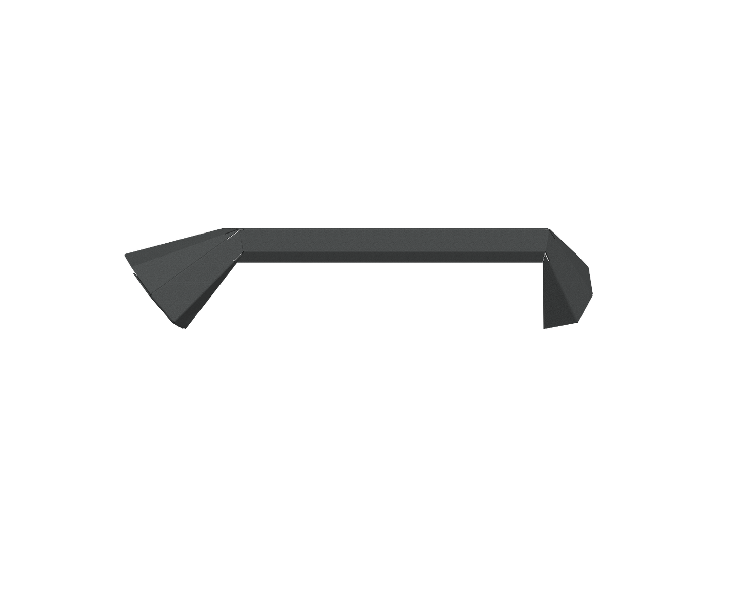 Spartan Front Bumper Bolt on Accessory Sheet Metal Pre-Runner Guard - Texture Black 2019-2021 GMC 1500