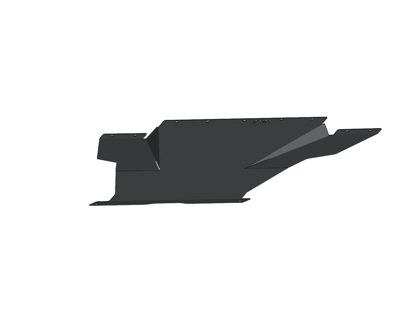 Spartan Front Bumper Bolt on Accessory Skid Plate - Texture Black 2019-2021 GMC 1500