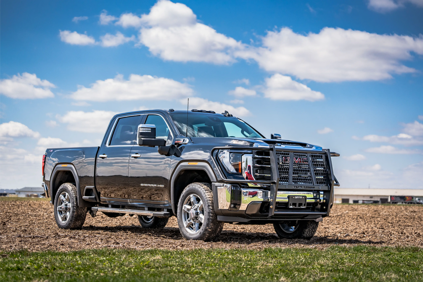 Vaquero Front Grille Guard - Texture Black - 2020-2026 - GMC 2500 3500