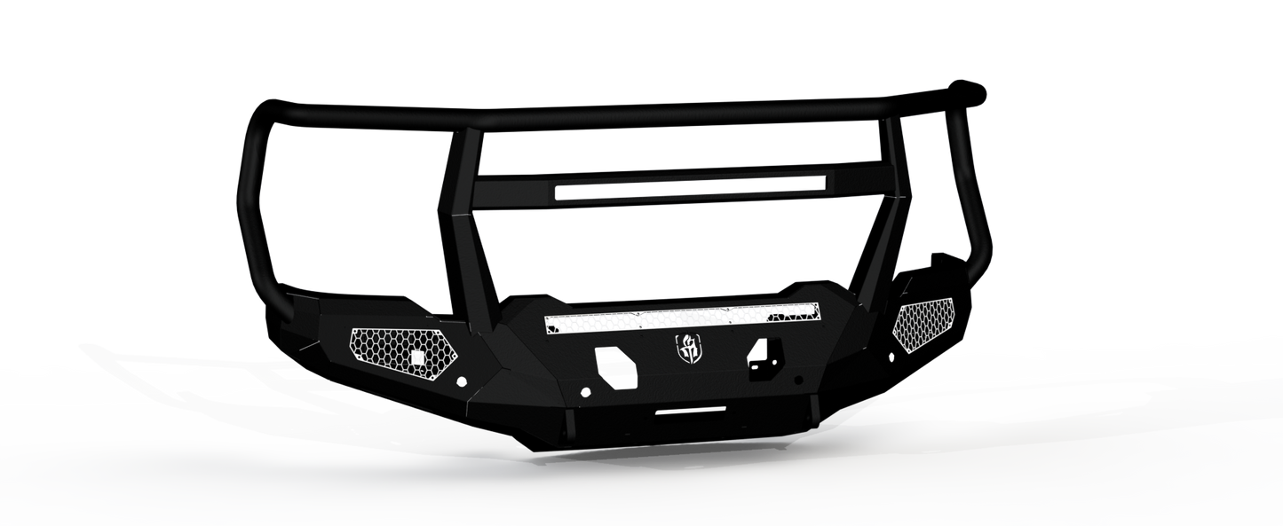 Evolution Front Winch Bumper Reaper Guard - Texture Black 2020-2023 GMC 2500 3500