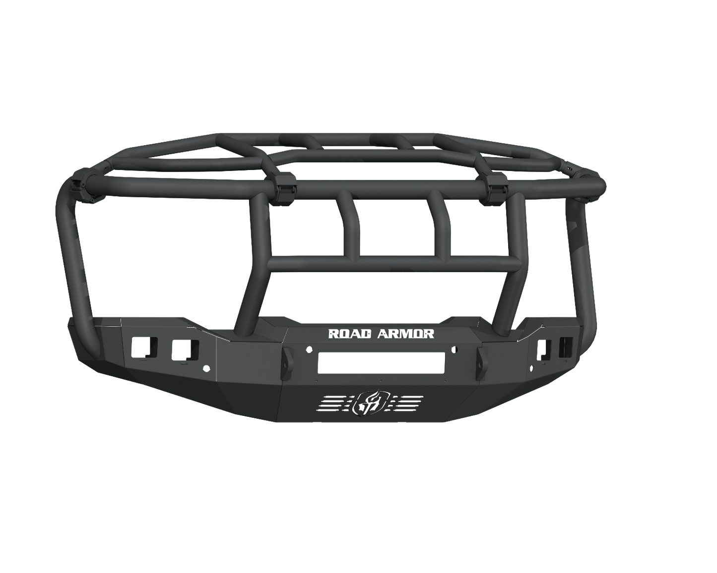Stealth Front Non-Winch Bumper Titan II Guard | Intimidator - Texture Black 2020-2023 GMC 2500 3500