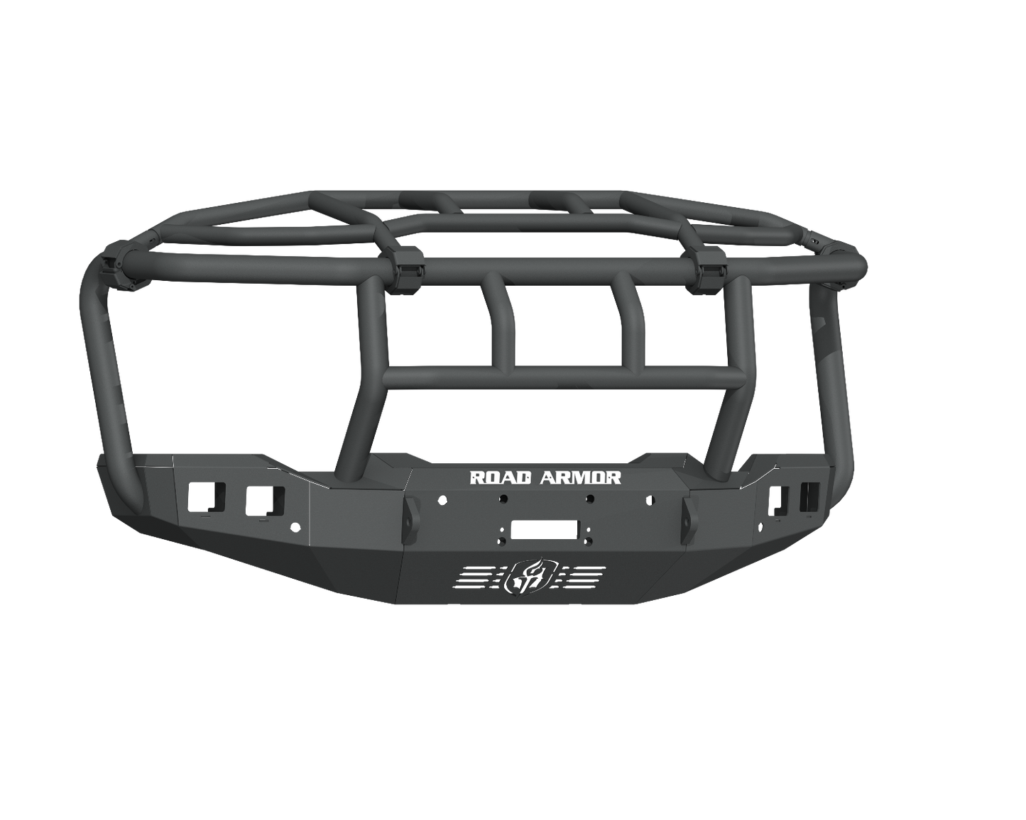 Stealth Front Winch Bumper Titan II Guard | Intimidator - Texture Black 2020-2023 GMC 2500 3500