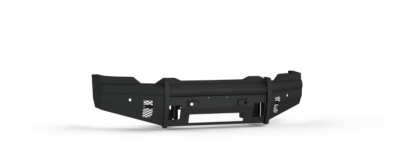 Vaquero Front Non-Winch Bumper - Texture Black 2020-2023 GMC 2500 3500