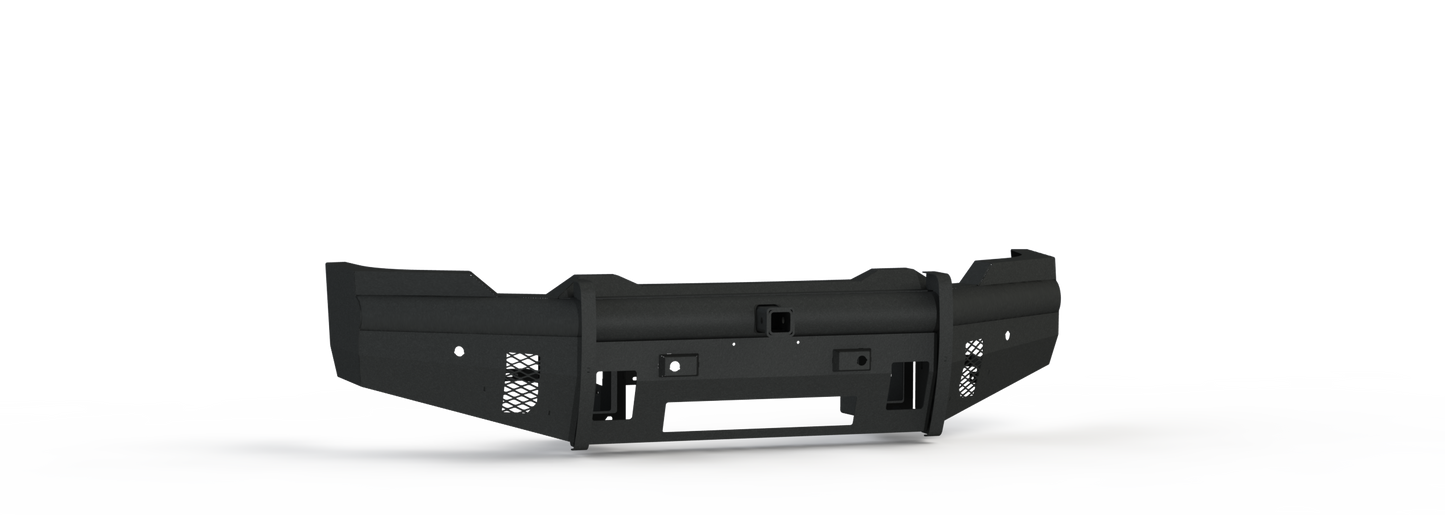 Vaquero Front Non-Winch Bumper | 2in Receiver - Texture Black 2020-2023 GMC 2500 3500