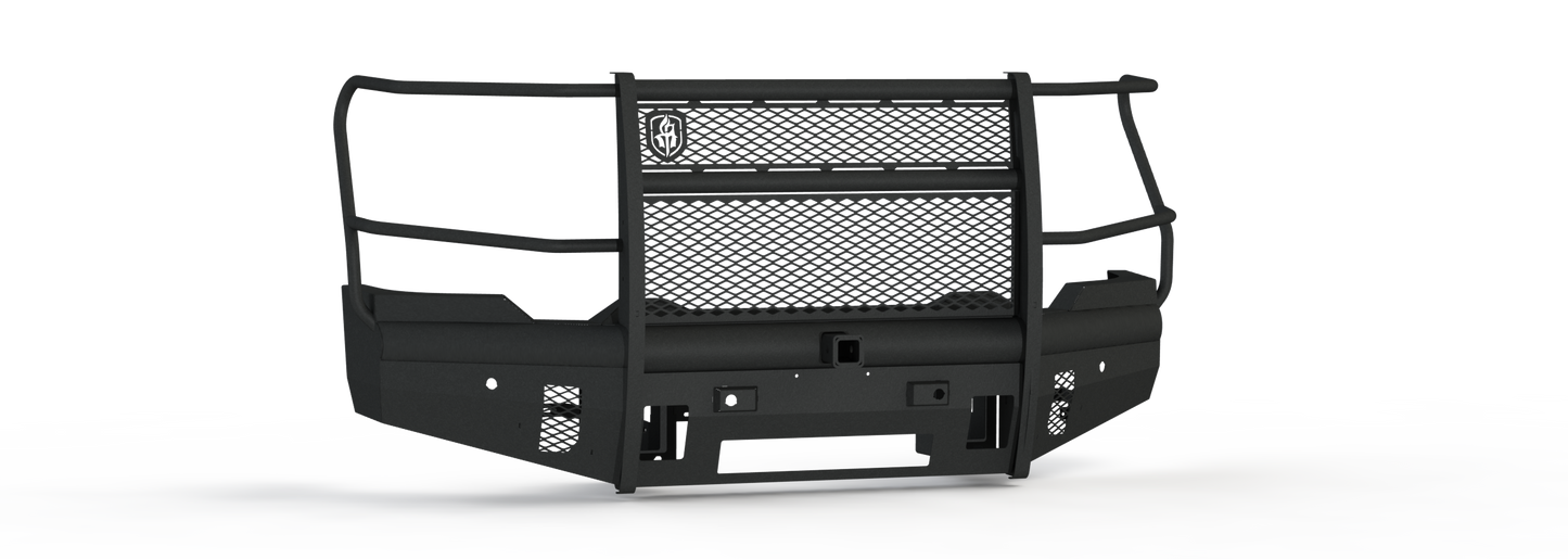 Vaquero Front Non-Winch Bumper Full Guard | 2in Receiver - Texture Black 2020-2023 GMC 2500 3500