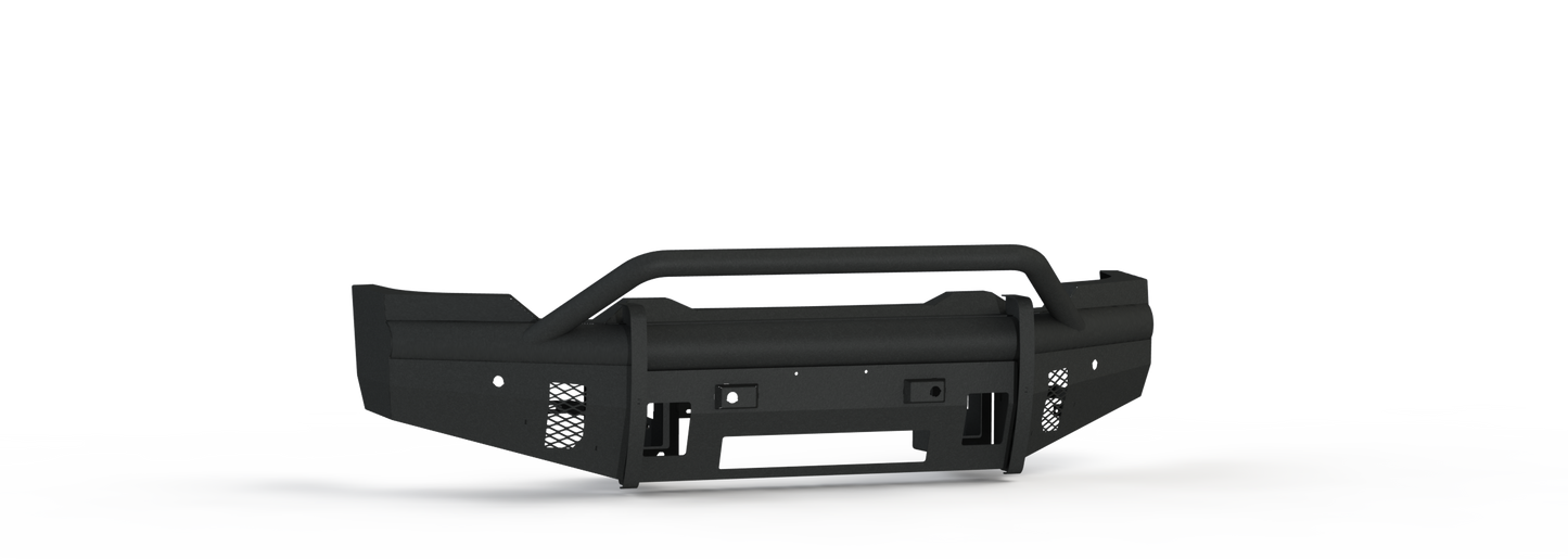 Vaquero Front Non-Winch Bumper Pre-Runner Guard - Texture Black 2020-2023 GMC 2500 3500