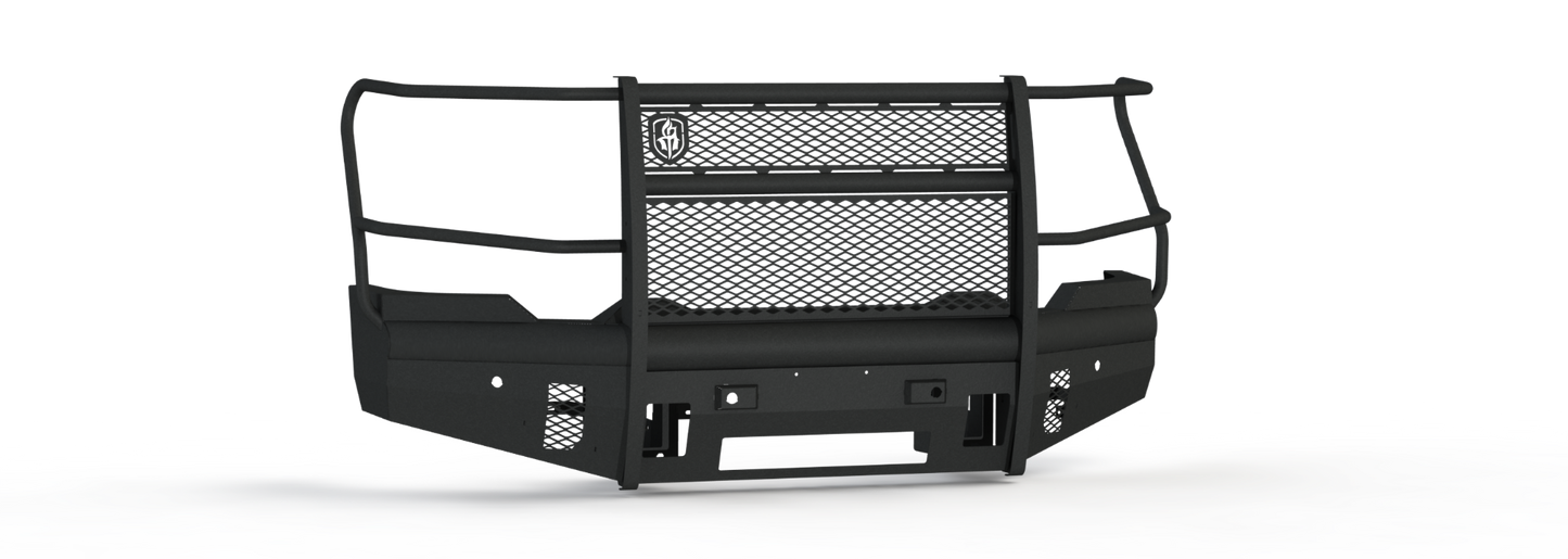 Vaquero Front Non-Winch Bumper Full Guard - Texture Black 2020-2023 GMC 2500 3500