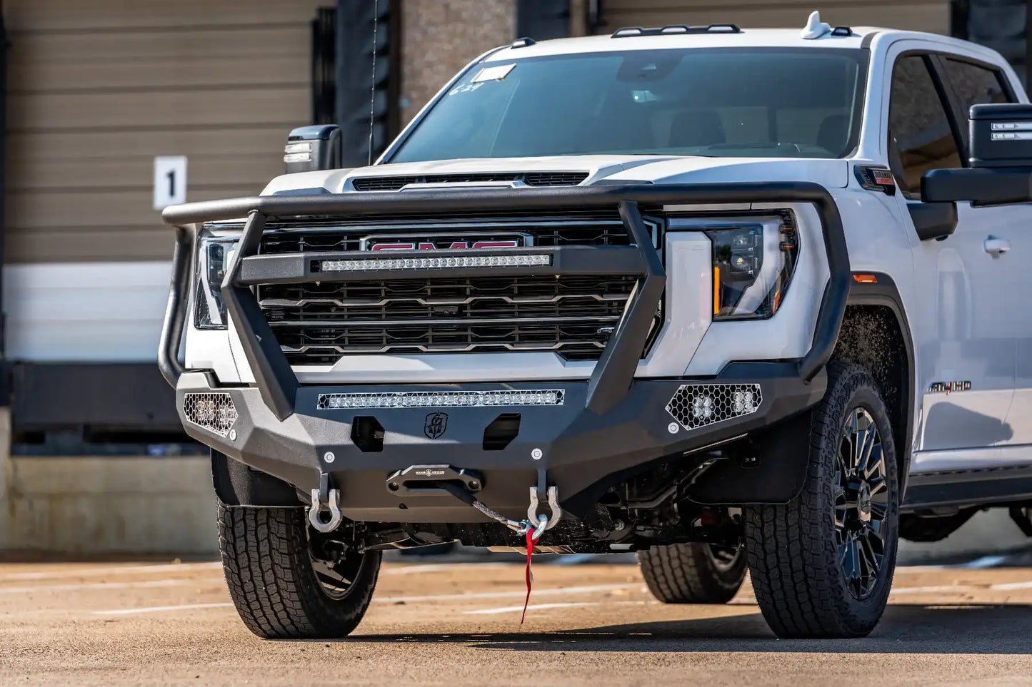 Evolution Front Winch Bumper Reaper Guard - Texture Black 2024-2025 GMC 2500 3500