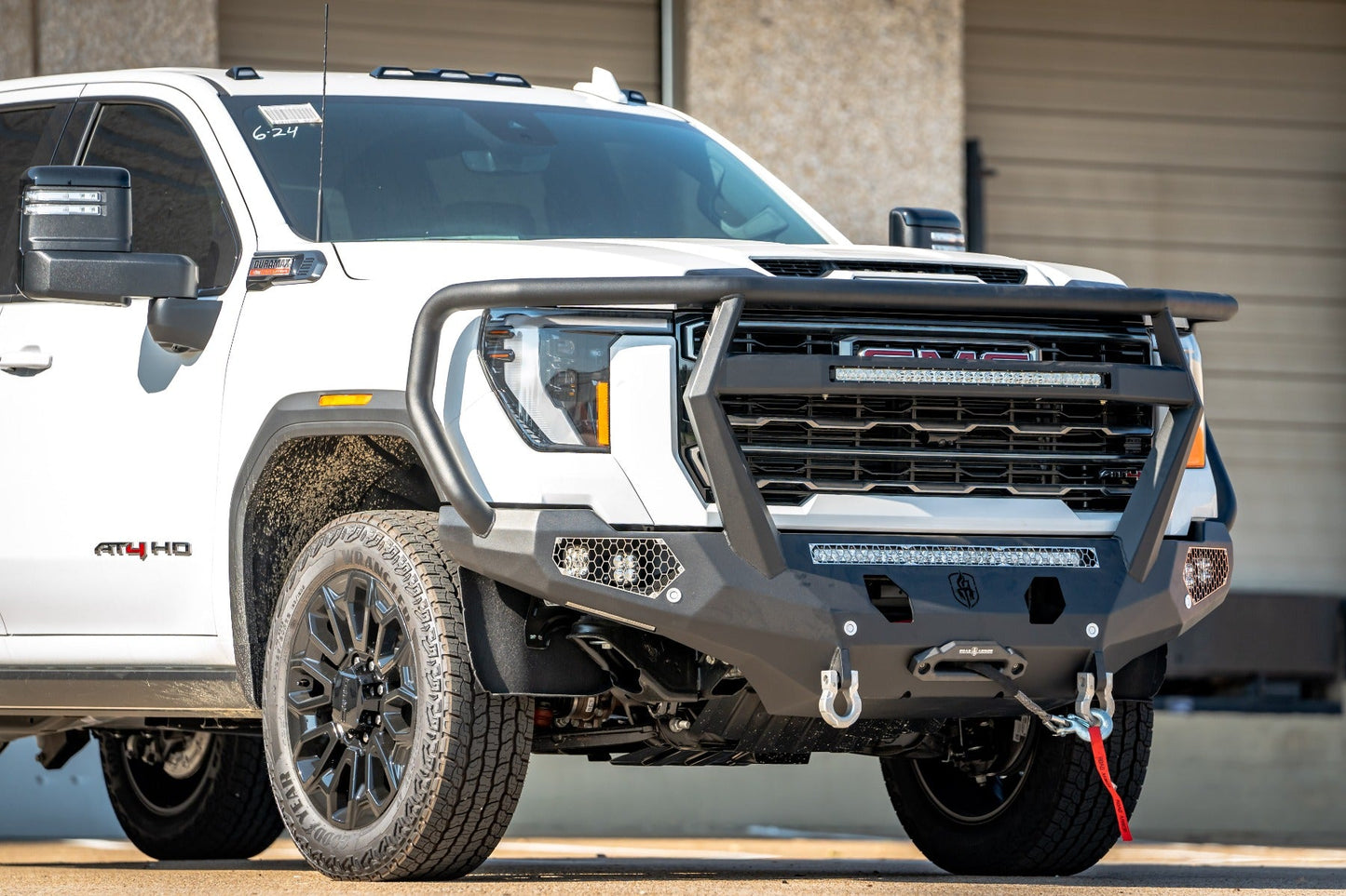 Evolution Front Winch Bumper Reaper Guard - Texture Black 2024-2025 GMC 2500 3500