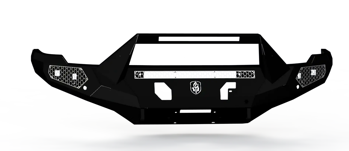 Evolution Front Winch Bumper Sheet Metal Pre-Runner Guard - Texture Black 2024-2025 GMC 2500 3500