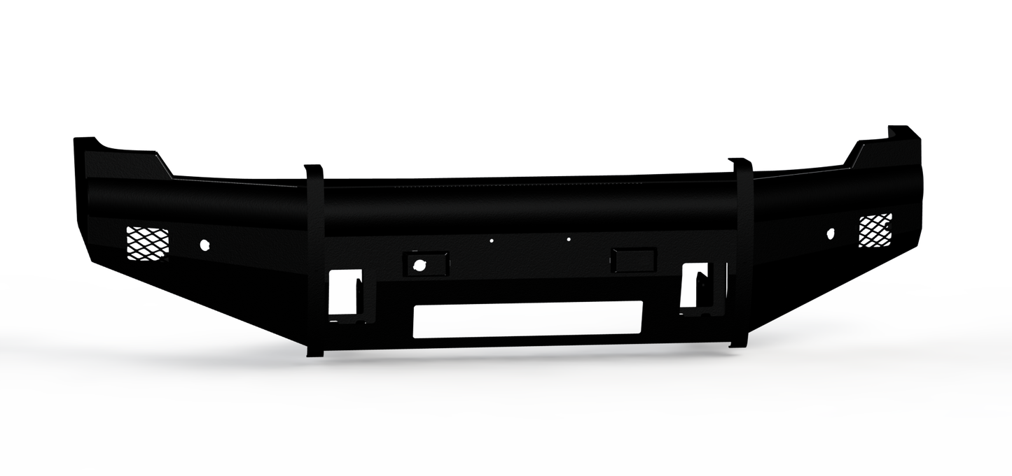 Vaquero Front Non-Winch Bumper - Texture Black 2024-2025 GMC 2500 3500